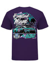 2020 Dixie Vodka 400 Event T-Shirt in Purple - Back View