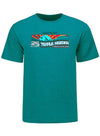 2020 Homestead-Miami Speedway Triple Header T-shirt in Turquoise - Front View