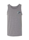 2020 Dixie Vodka 400 Event Tank Top in Gray - Front View