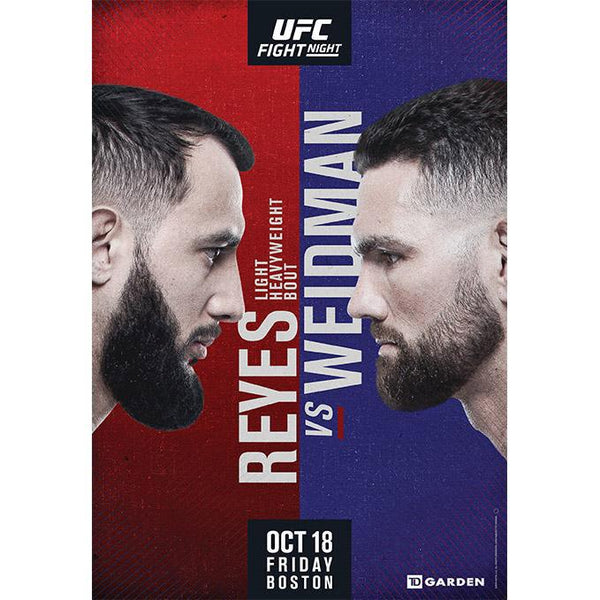 UFC Boston Event Poster