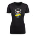 Ladies UFC Fight Night Denver Event T-Shirt in Black - Front View