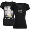 Ladies UFC 229 Event T-Shirt in Black - Front and Back View